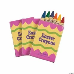 Wholesale 🎉 6-Color Easter Crayons - 48 Boxes 😀