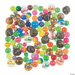 Cheap 🥰 Bulk Bouncy Ball Assortment - 100 Pc. 🥰