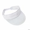 Flash Sale 🎉 Bulk DIY White Cotton Visors - 48 Pc. 🌟