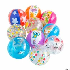 Best deal 😀 Bulk Inflatable 5" Mega Mini Beach Ball Assortment - 100 Pc. ❤️