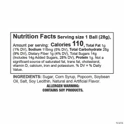 Outlet 🛒 Bulk Kathy Kaye® Sweet & Salty Popcorn Balls - 100 Pc. 👏 -Easter Teaching Supplies & Stationery Store bulk kathy kaye sup sup sweet and salty popcorn balls 100 pc 13956473 a05