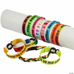 Deals 😀 Bulk Religious Friendship Bracelet Assortment - 150 Pc. 🧨
