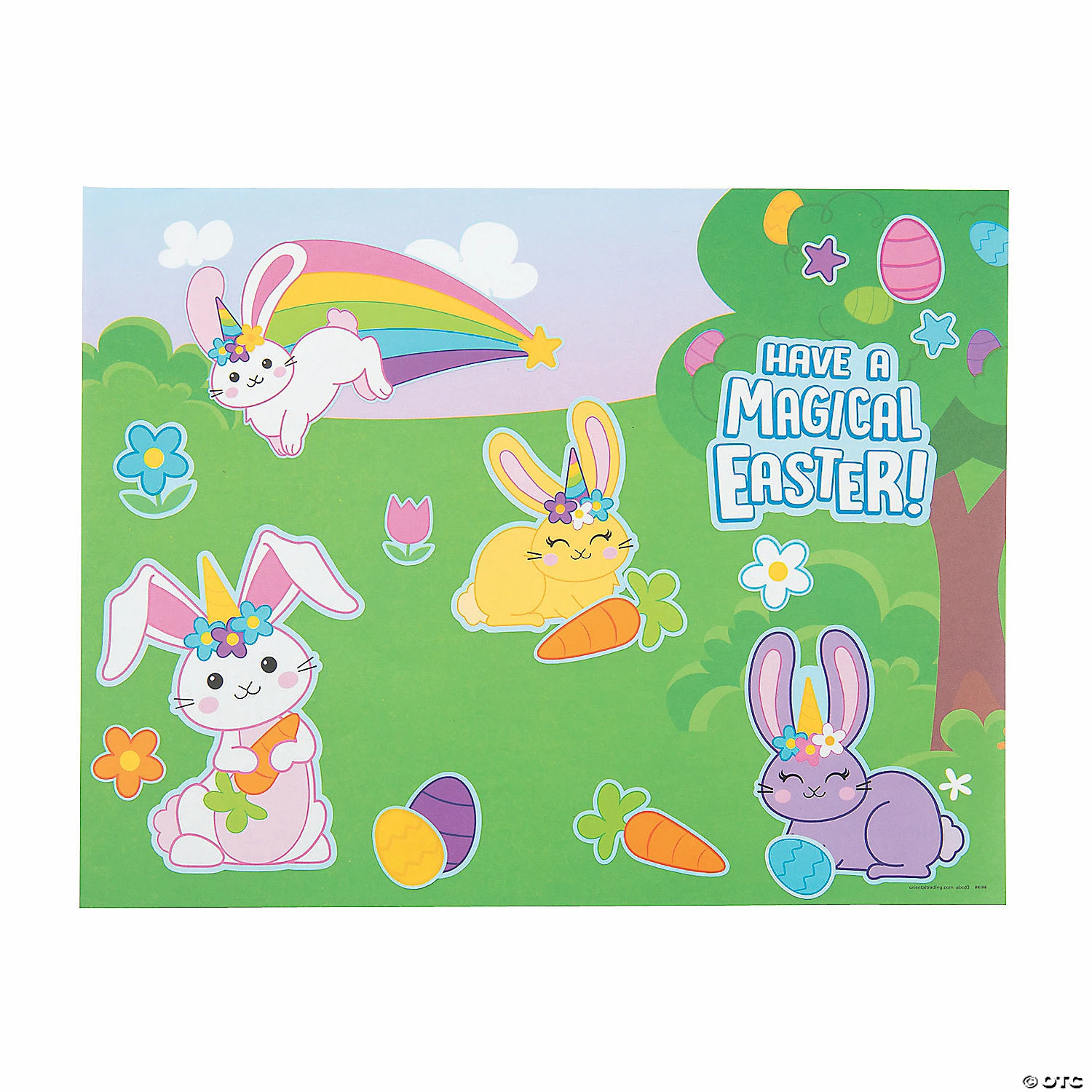 Buy 👏 Bunnicorn Sticker Scenes - 12 Pc. 🎁 3 Buy 👏 Bunnicorn Sticker Scenes - 12 Pc. 🎁