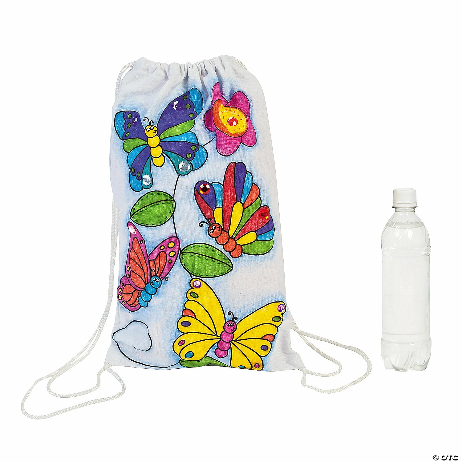 Flash Sale 🎉 Color Your Own Medium Butterfly Canvas Drawstring Bags - 12 Pc. 🎁 3 Flash Sale 🎉 Color Your Own Medium Butterfly Canvas Drawstring Bags - 12 Pc. 🎁