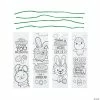 Outlet 🔥 Color Your Own Religious Easter Bookmarks - 12 Pc. 🧨 -Easter Teaching Supplies & Stationery Store color your own religious easter bookmarks 12 pc 14097255