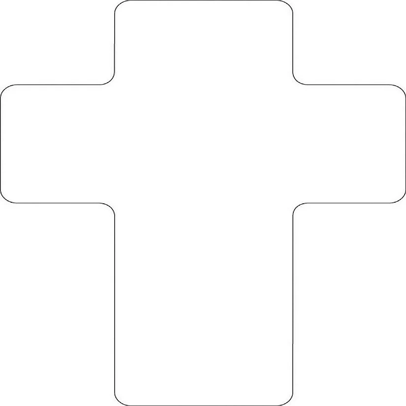 Discount ⭐ Creative Shapes Etc. - Sticky Shape Notepad - Cross ⌛ 3 Discount ⭐ Creative Shapes Etc. - Sticky Shape Notepad - Cross ⌛