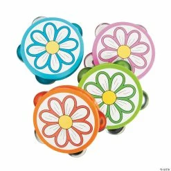 Coupon ❤️ Daisy Tambourines - 12 Pc. 🔔