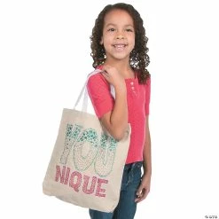 Brand new 😀 DIY Large Canvas Tote Bags - 12 Pc. ❤️ -Easter Teaching Supplies & Stationery Store diy large canvas tote bags 12 pc 14 116o a02