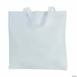 Cheap ❤️ DIY Large White Tote Bags - 12 Pc. 😉