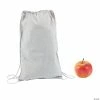 Brand new 👍 DIY Medium White Canvas Drawstring Bags - 12 Pc. ✨ -Easter Teaching Supplies & Stationery Store diy medium white canvas drawstring bags 12 pc 57 9068