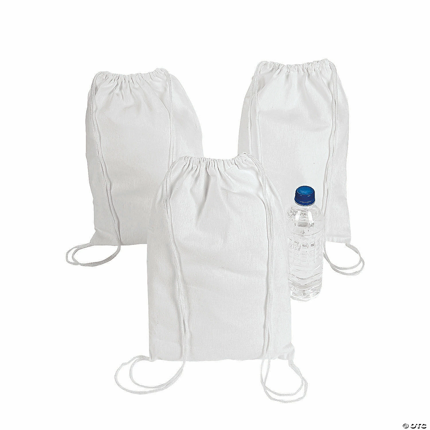 Brand new ๐ DIY Medium White Canvas Drawstring Bags - 12 Pc. โจ 4 Brand new ๐ DIY Medium White Canvas Drawstring Bags - 12 Pc. โจ - Image 2