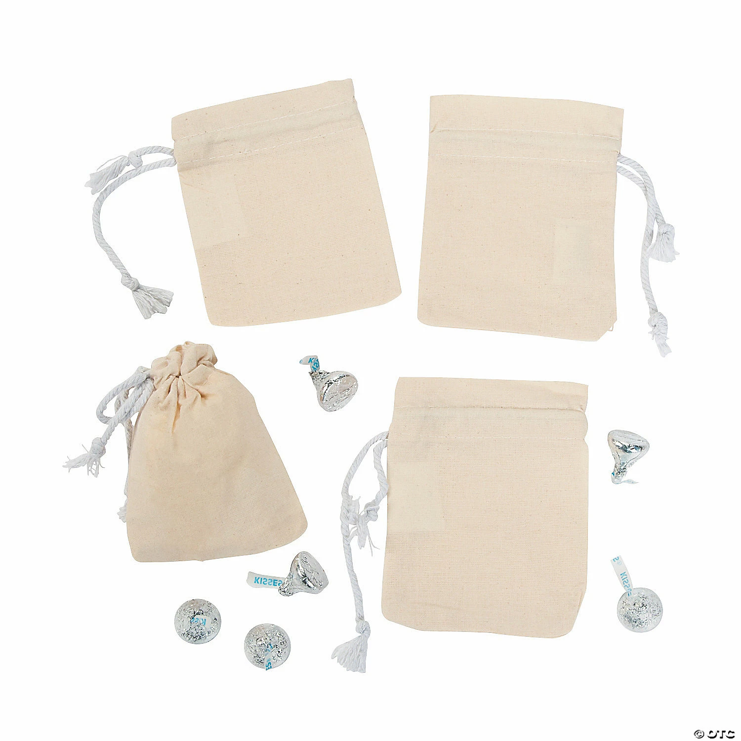 Deals π DIY Mini Canvas Drawstring Bags - 48 Pc. 𧨠4 Deals π DIY Mini Canvas Drawstring Bags - 48 Pc. 𧨠- Image 2