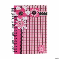 Brand new 🎁 DIY White Canvas Spiral Notebooks - 12 Pc. ❤️ -Easter Teaching Supplies & Stationery Store diy white canvas spiral notebooks 12 pc 56 9084g a04