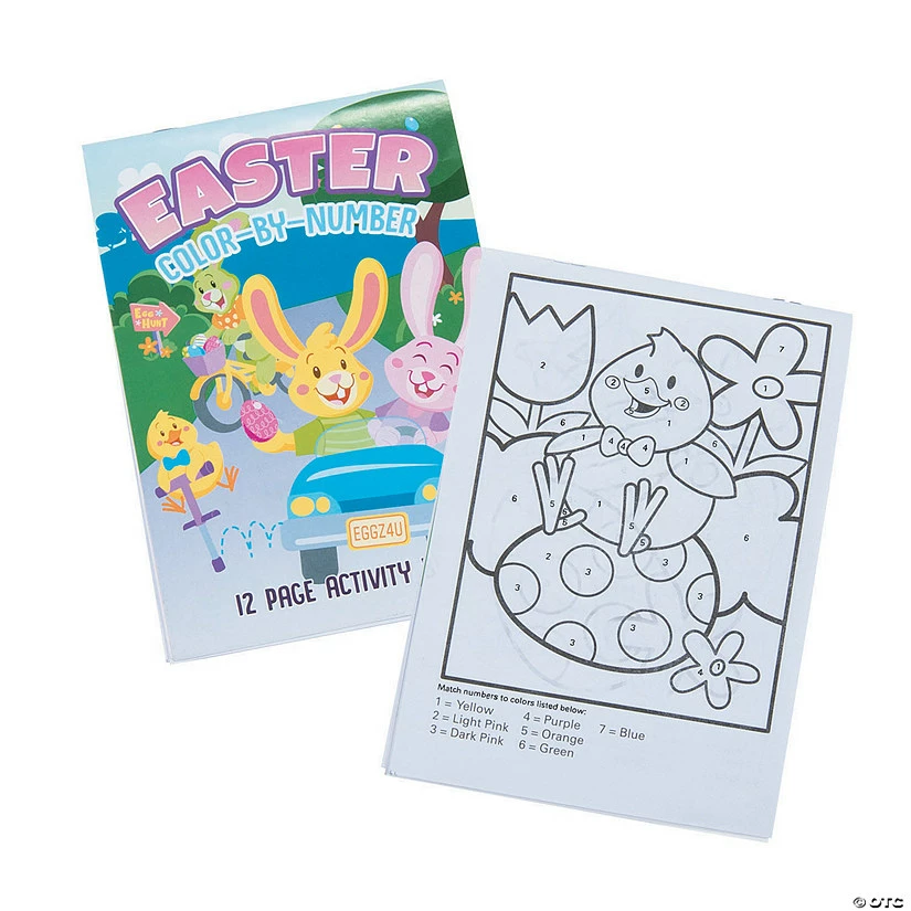 Buy 😀 Easter Color by Number Activity Books - 24 Pc. 👏 3 Buy 😀 Easter Color by Number Activity Books - 24 Pc. 👏