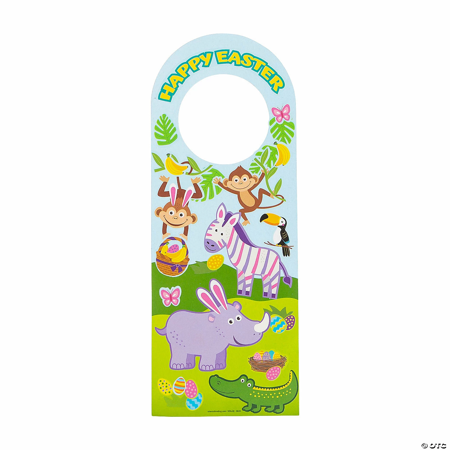 Promo 😉 Easter Doorknob Hanger Sticker Scenes - 12 Pc. 😉 3 Promo 😉 Easter Doorknob Hanger Sticker Scenes - 12 Pc. 😉