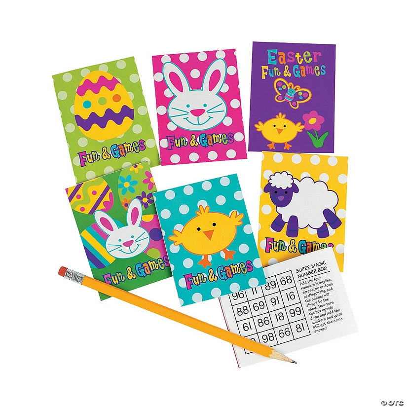 Discount 🎁 Easter Fun & Games Books - 72 Pc. 👏 3 Discount 🎁 Easter Fun & Games Books - 72 Pc. 👏