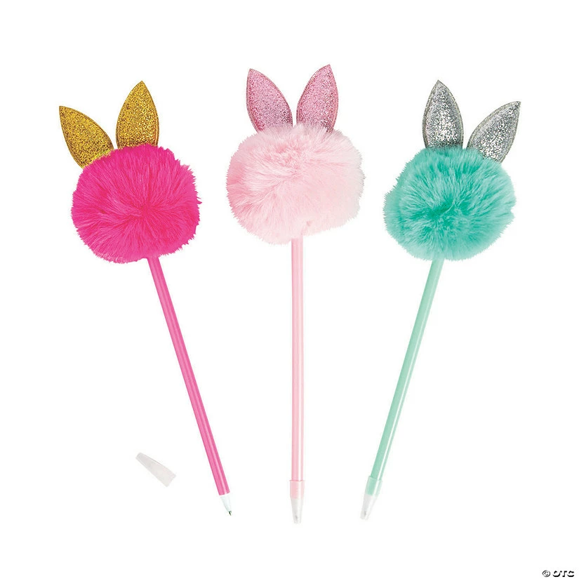 Best deal 🌟 Easter Pom-Pom Bunny Pens - 12 Pc. 😉 3 Best deal 🌟 Easter Pom-Pom Bunny Pens - 12 Pc. 😉