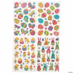 Buy 🌟 Easter Puffy Stickers - 12 Pc. ✔️
