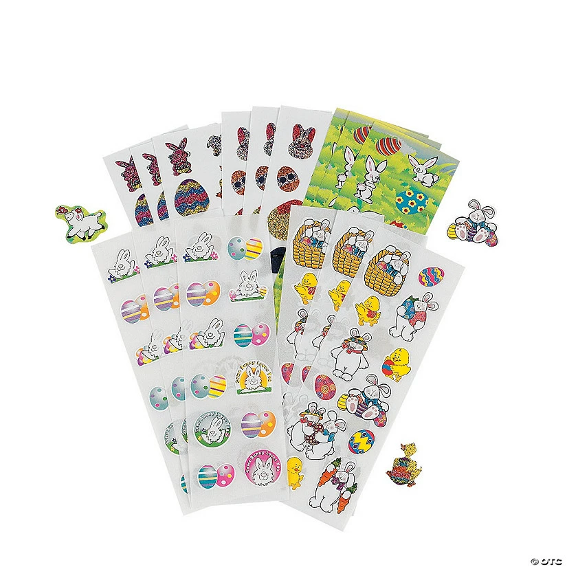 Outlet 😍 Easter Sticker Assortment - 100 Sheets 🥰 3 Outlet 😍 Easter Sticker Assortment - 100 Sheets 🥰