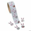 New 🎉 Emoji Bunny Face Sticker Roll - 100 Pc. 😉 -Easter Teaching Supplies & Stationery Store emoji bunny face sticker roll 100 pc 13758591