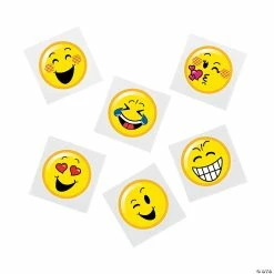 Cheap 🔥 Emoji Temporary Tattoo Assortment - 72 Pc. 🤩
