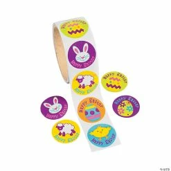 Top 10 ⭐ Iconic Easter Sticker Roll - 100 Pc. 🎉