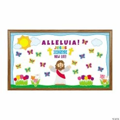Buy 🎉 Jesus Gives New Life Bulletin Board Set 🛒