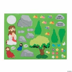 Hot Sale ✔️ Jesus in the Garden Mini Sticker Scenes - 12 Pc. 🛒 -Easter Teaching Supplies & Stationery Store jesus in the garden mini sticker scenes 12 pc 13798120 a02