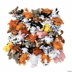 Wholesale 🔔 Mini Stuffed Animal Assortment - 50 Pc. 👏