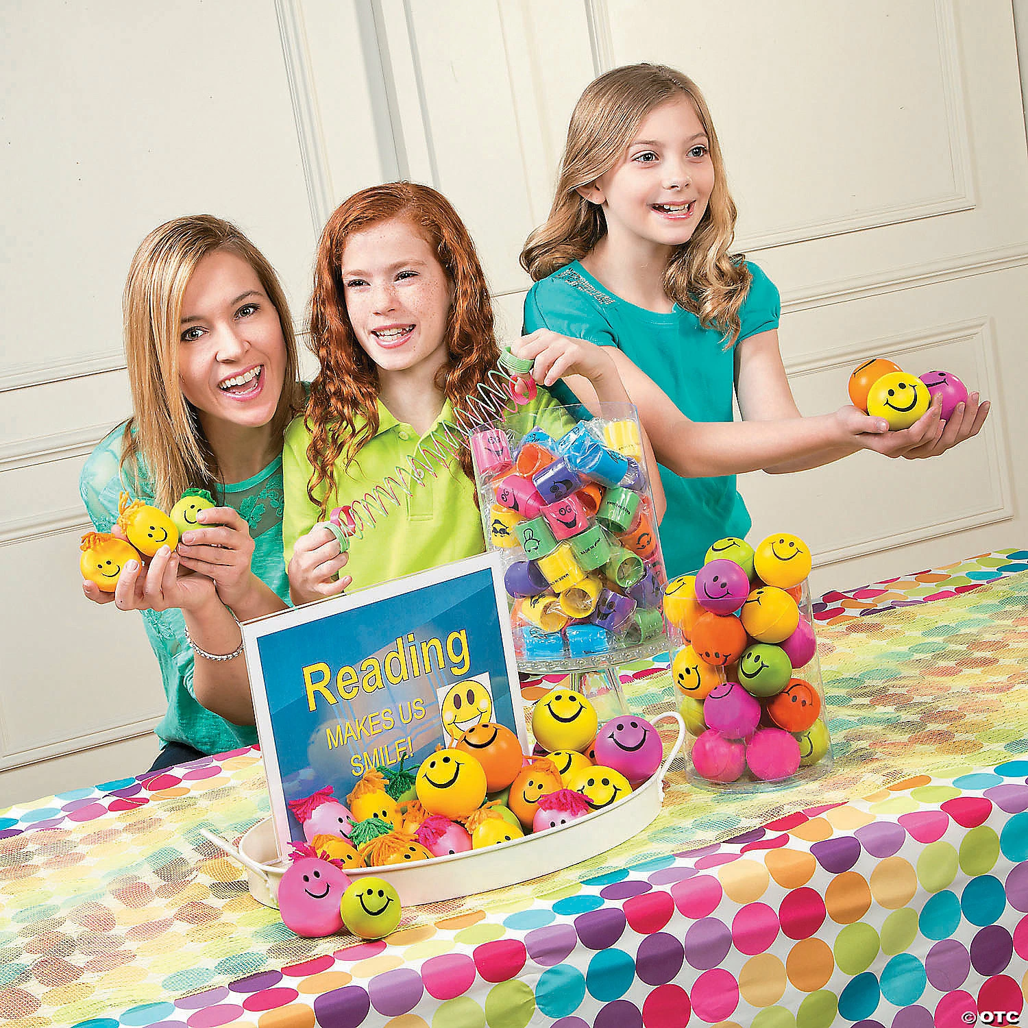 New π Neon Smile Face Stress Balls - 12 Pc. π 4 New π Neon Smile Face Stress Balls - 12 Pc. π - Image 2