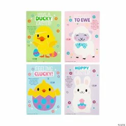 New ๐ Sticker by Number Easter Cards - 24 Pc. ๐งจ