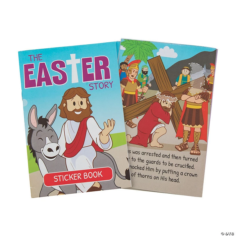 Deals 😉 The Easter Story Sticker Books - 12 Pc. 😍 3 Deals 😉 The Easter Story Sticker Books - 12 Pc. 😍