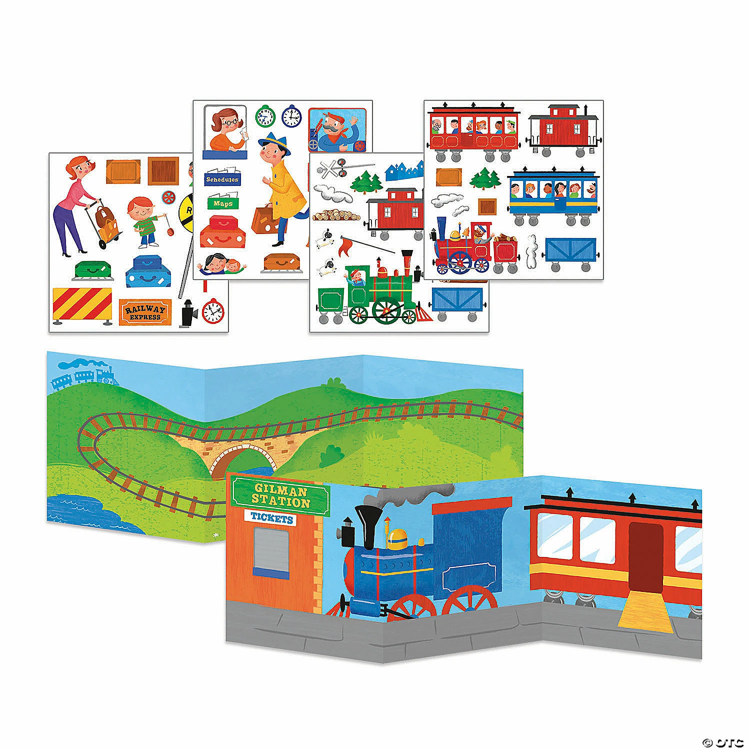 Best Sale 👏 Train Time Reusable Sticker Tote 🤩 4 Best Sale 👏 Train Time Reusable Sticker Tote 🤩 - Image 2