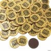 Hot Sale ✔️ Winning in Christ Gold Chocolate Coins - 76 Pc. 🔥 -Easter Teaching Supplies & Stationery Store winning in christ gold chocolate coins 76 pc 13949848